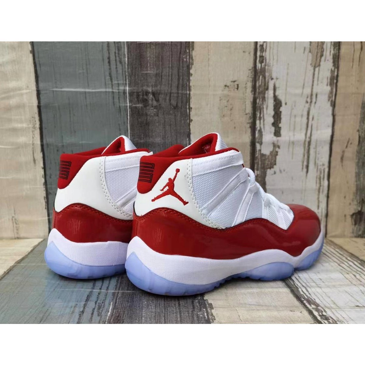 JORDAN 11 Retro - Cherry Sneakers - Black Unisex Streetwear Limited Edition