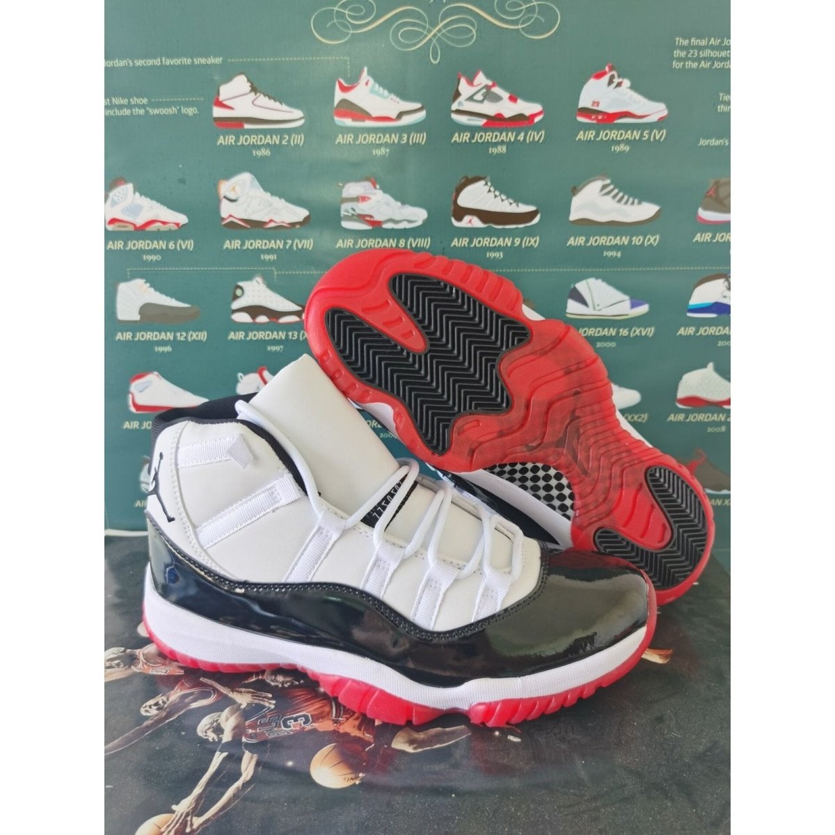 JORDAN 11 Retro - Concord Bred Sneakers Unisex Streetwear Limited Edition