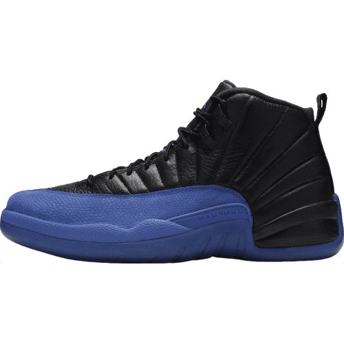 JORDAN 12 Retro - Game Royal Sneakers - Black Unisex Streetwear Limited Edition