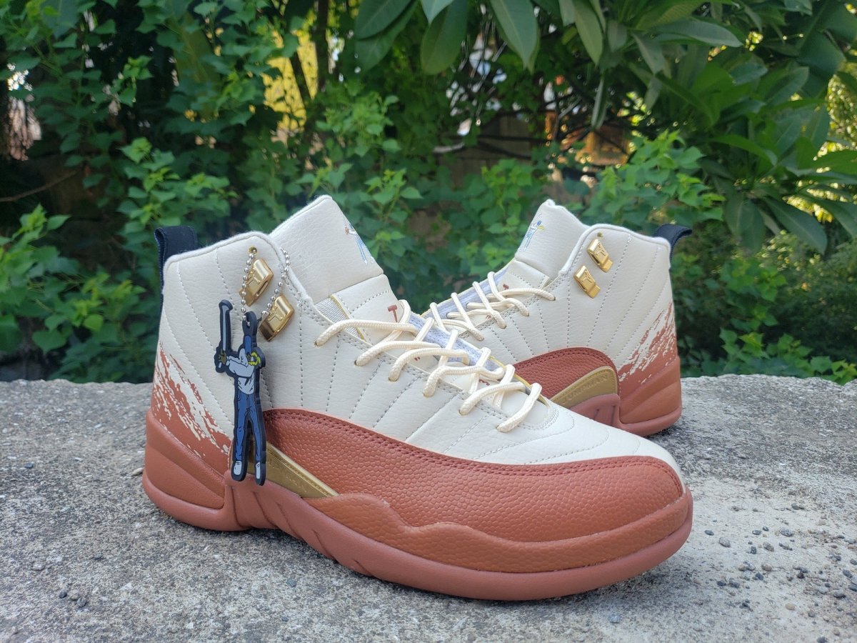 JORDAN 12 Retro - Eastside Golf Out Of The Clay Sneakers - Black Unisex Streetwear Limited Edition