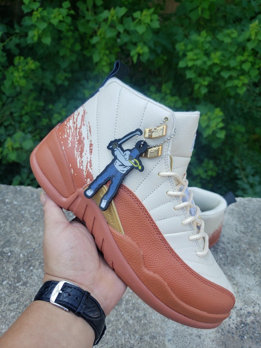 JORDAN 12 Retro - Eastside Golf Out Of The Clay Sneakers - Black Unisex Streetwear Limited Edition
