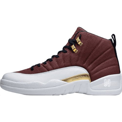 JORDAN 12 Retro - Game Ball Sneakers - Black Unisex Streetwear Limited Edition