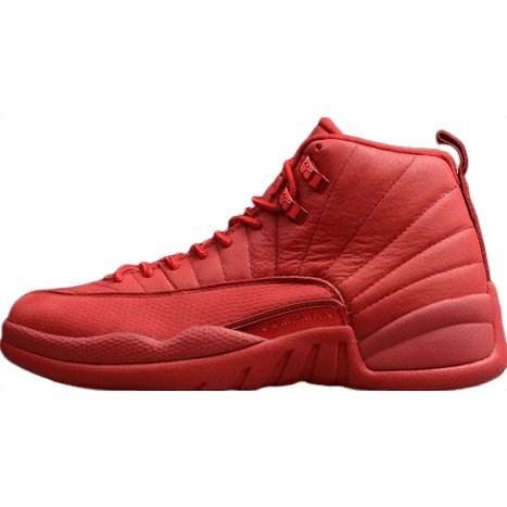 JORDAN 12 Retro - Gym Sneakers - Red Unisex Streetwear Limited Edition