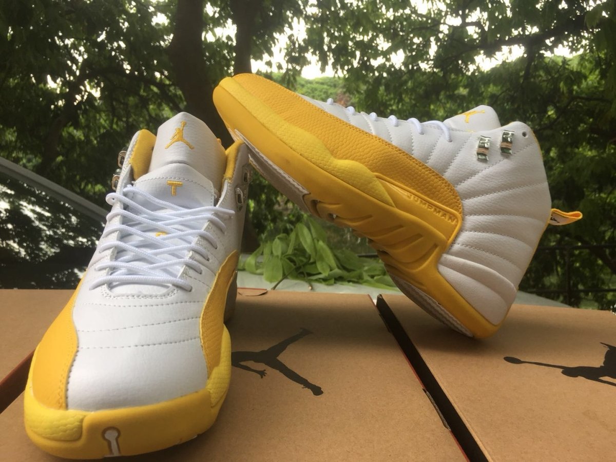 JORDAN 12 Retro - Ray Allen Sonics Pe Sneakers - Black Unisex Streetwear Limited Edition