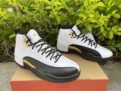 JORDAN 12 Retro - Royalty Ta - I Sneakers - Black Unisex Streetwear Limited Edition