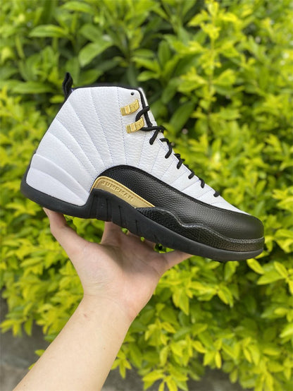 JORDAN 12 Retro - Royalty Ta - I Sneakers - Black Unisex Streetwear Limited Edition