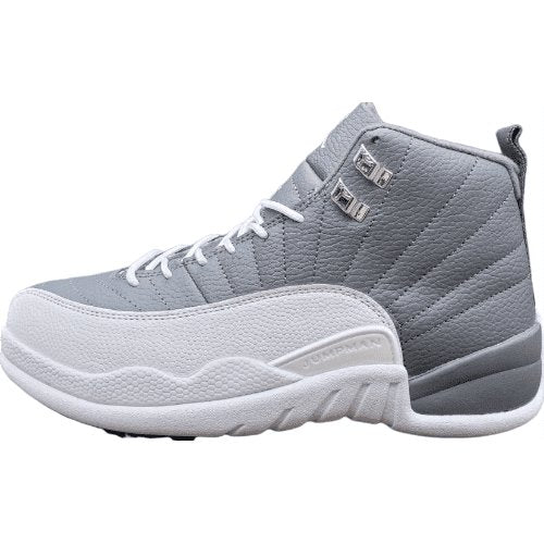 JORDAN 12 Retro - Stealth Sneakers - Black Unisex Streetwear Limited Edition