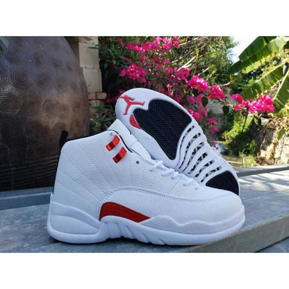 JORDAN 12 Retro - Twist Sneakers - Black Unisex Streetwear Limited Edition