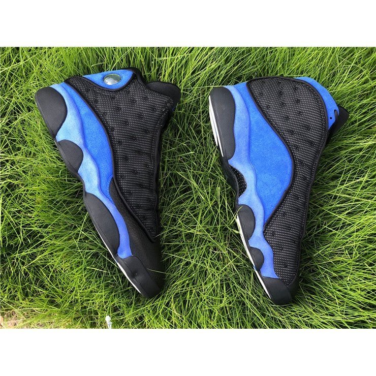 JORDAN 13 Retro - Hyper Royal Sneakers - Black Unisex Streetwear Limited Edition