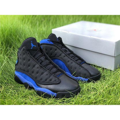 JORDAN 13 Retro - Hyper Royal Sneakers - Black Unisex Streetwear Limited Edition