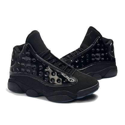 JORDAN 13 Retro - Cap And Gown Sneakers - Black Unisex Streetwear Limited Edition