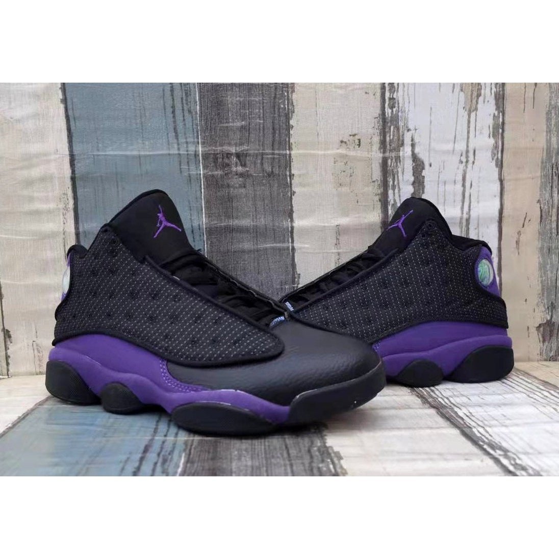 JORDAN 13 Retro - Court Sneakers - Purple Unisex Streetwear Limited Edition
