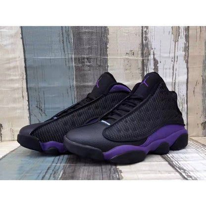 JORDAN 13 Retro - Court Sneakers - Purple Unisex Streetwear Limited Edition