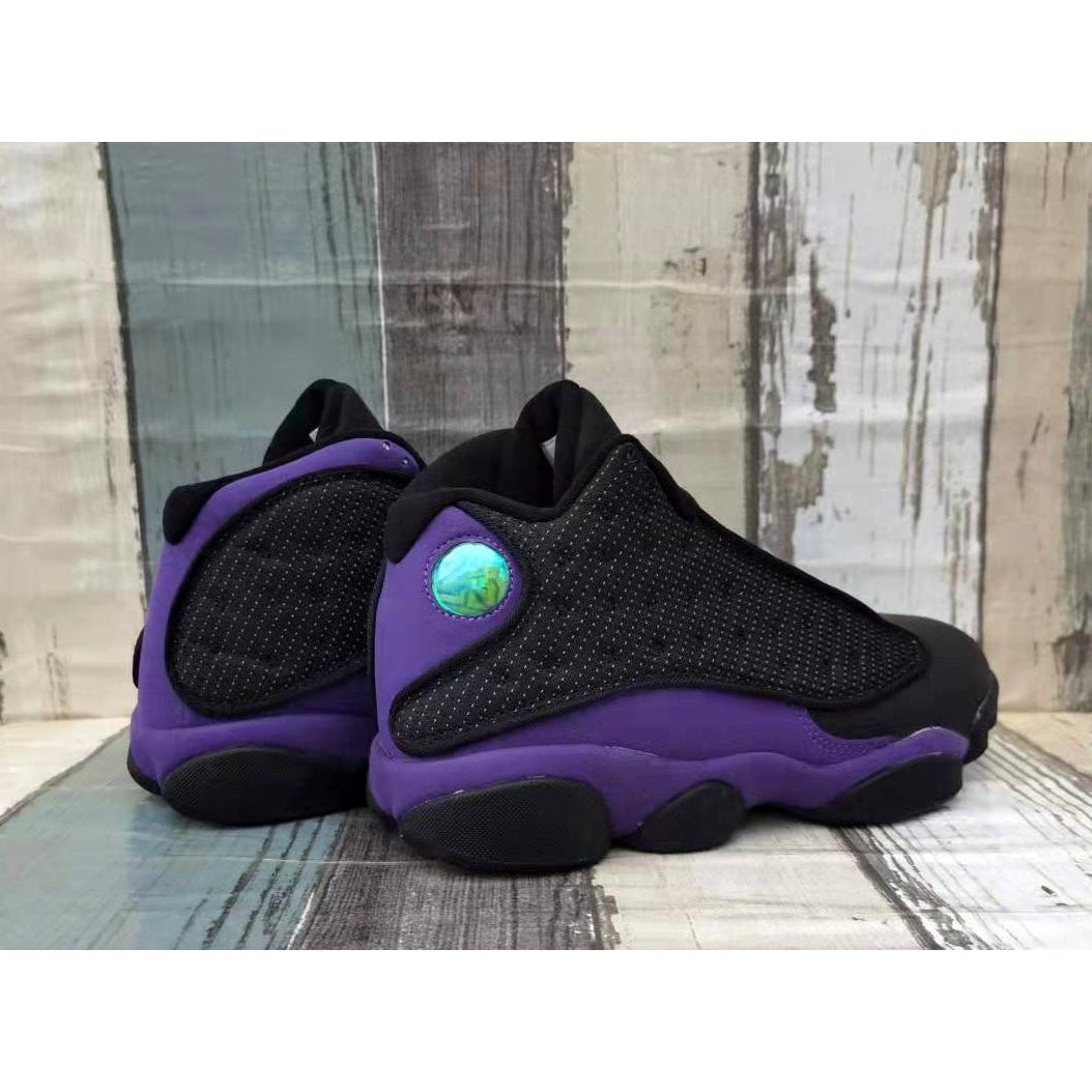 JORDAN 13 Retro - Court Sneakers - Purple Unisex Streetwear Limited Edition