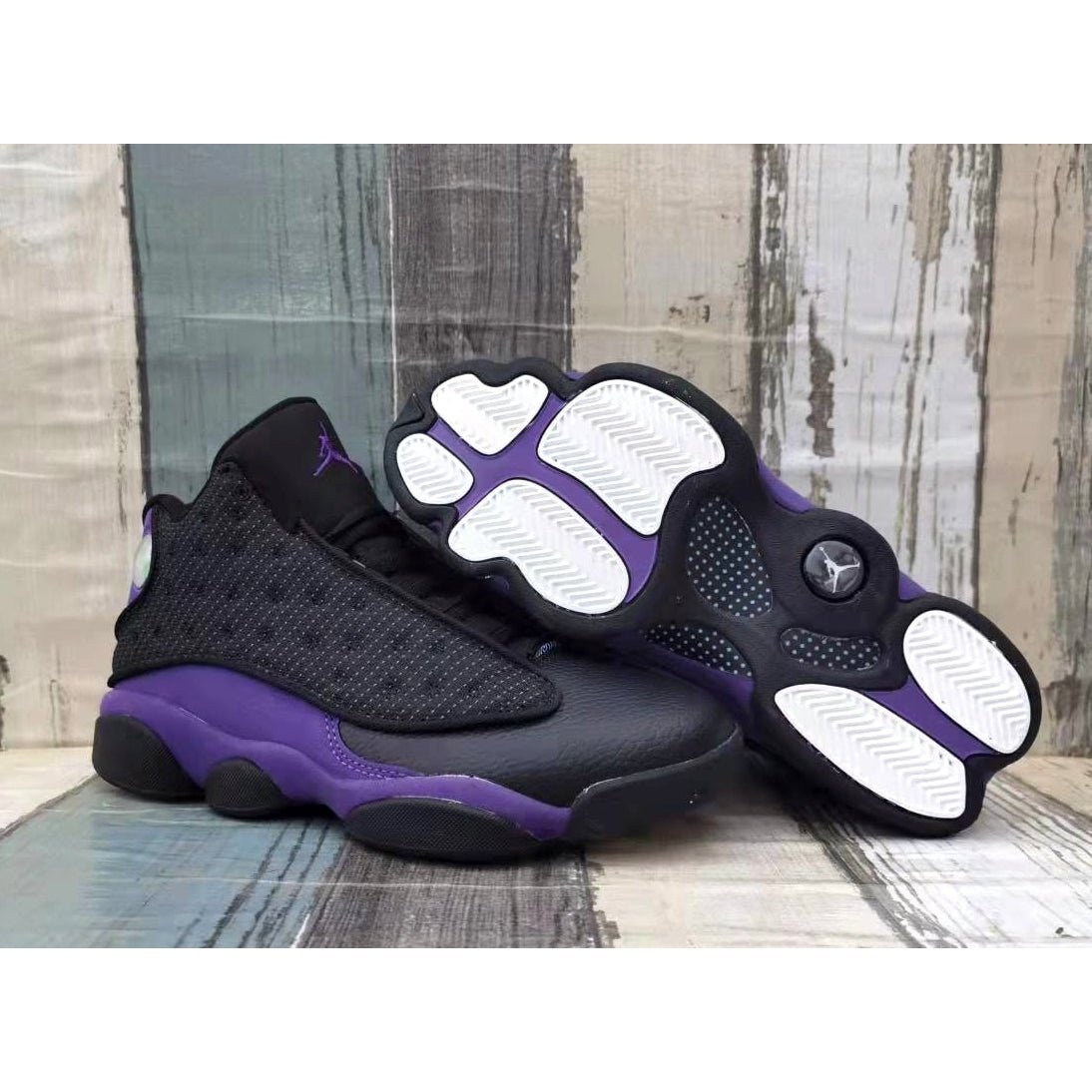 JORDAN 13 Retro - Court Sneakers - Purple Unisex Streetwear Limited Edition
