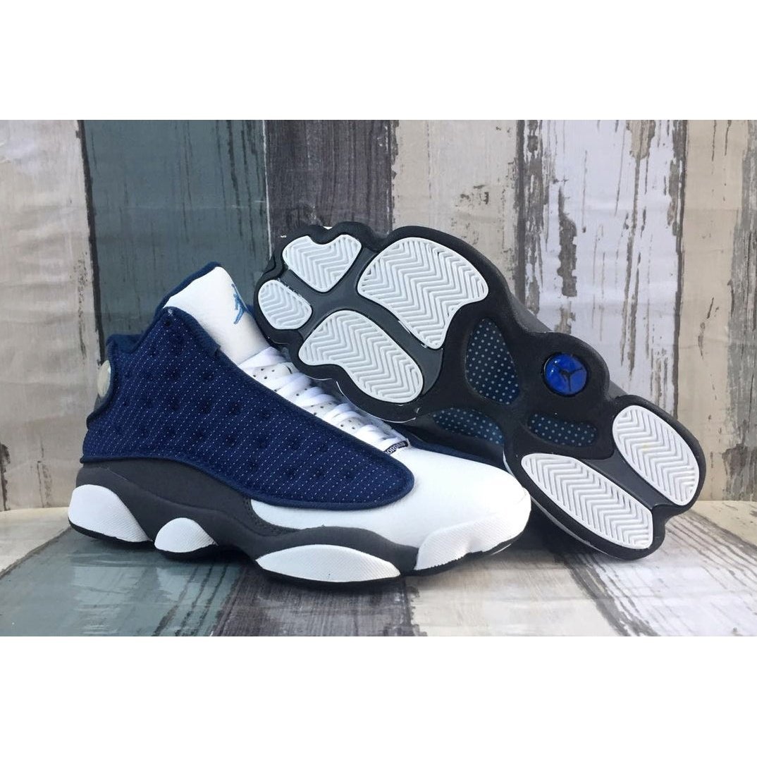 JORDAN 13 Retro - Flint Sneakers - Black Unisex Streetwear Limited Edition