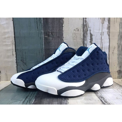 JORDAN 13 Retro - Flint Sneakers - Black Unisex Streetwear Limited Edition