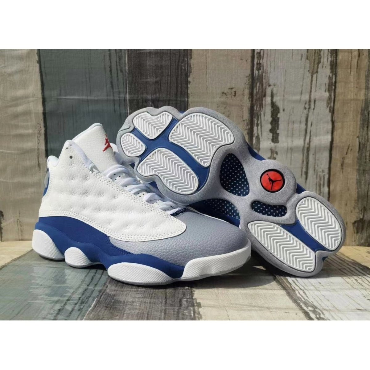 JORDAN 13 Retro - French Sneakers - Blue Unisex Streetwear Limited Edition