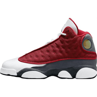 JORDAN 13 Retro - Gym Flint Grey Sneakers - Red Unisex Streetwear Limited Edition