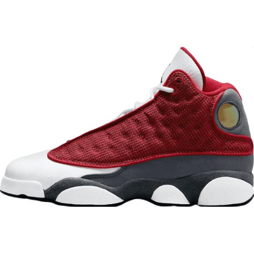 JORDAN 13 Retro - Gym Flint Grey Sneakers - Red Unisex Streetwear Limited Edition