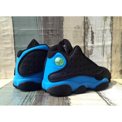 JORDAN 13 Retro - Hyper Royal Sneakers - Black Unisex Streetwear Limited Edition