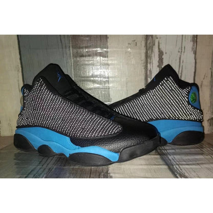 JORDAN 13 Retro - Hyper Royal Sneakers - Black Unisex Streetwear Limited Edition