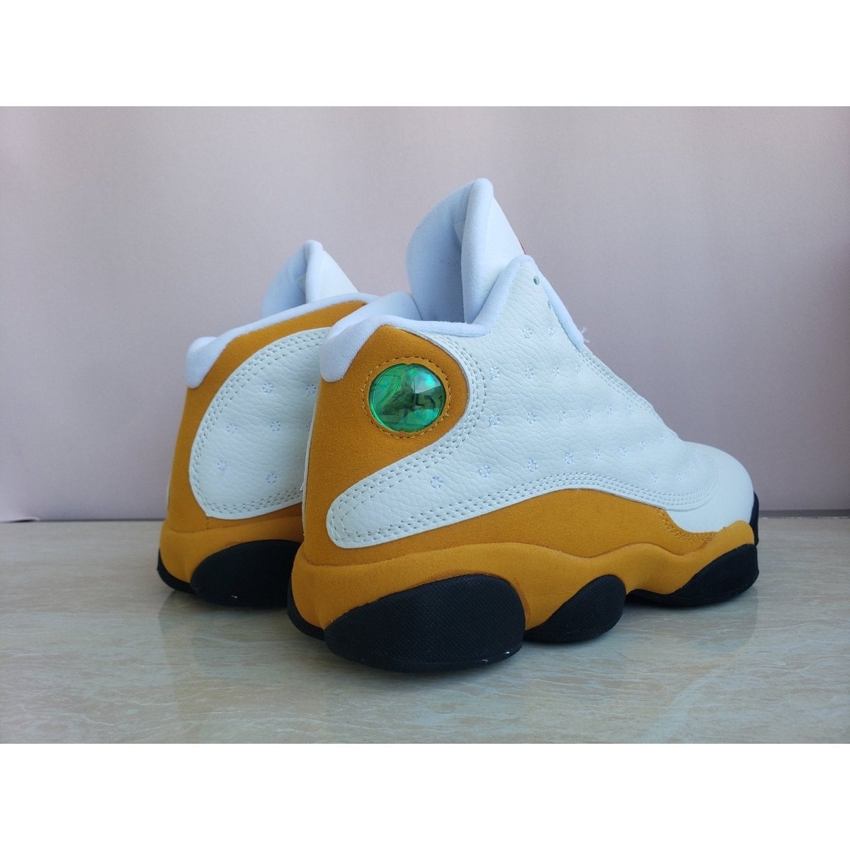 JORDAN 13 Retro - Orange Sneakers - White Unisex Streetwear Limited Edition