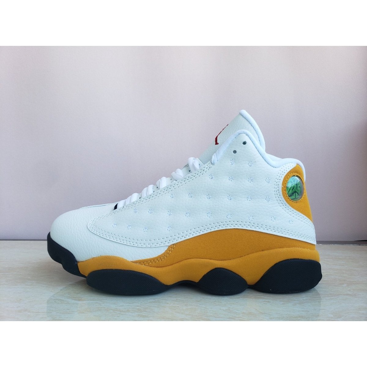 JORDAN 13 Retro - Orange Sneakers - White Unisex Streetwear Limited Edition