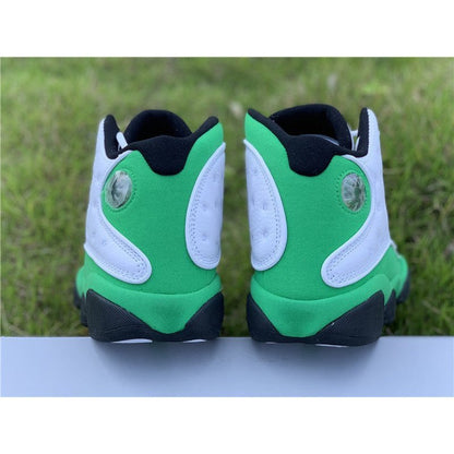 JORDAN 13 - Lucky Green Sneakers - White Unisex Streetwear Limited Edition