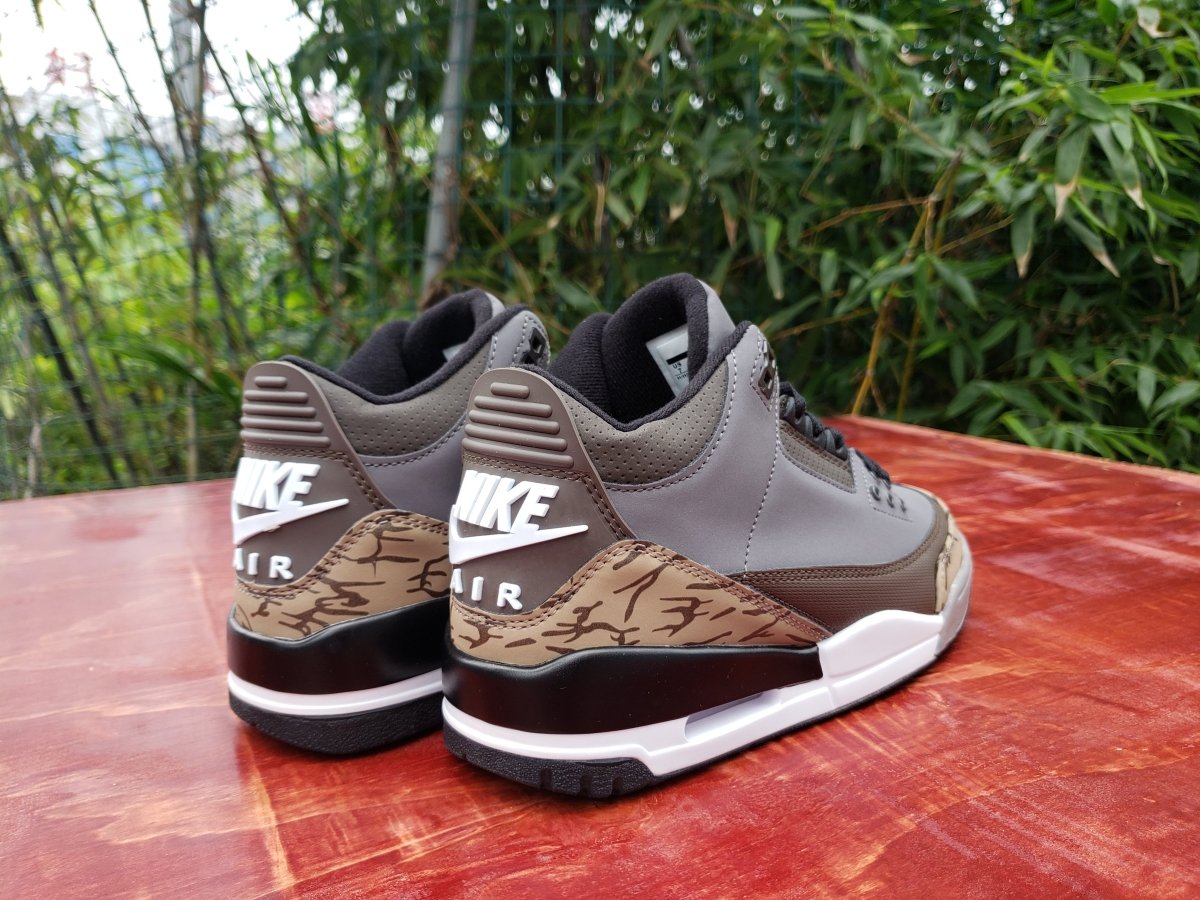 JORDAN 3 Retro - Cool Grey - Earth Sneakers - Brown Unisex Streetwear Limited Edition