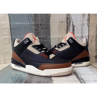 JORDAN 3 Retro - Desert Elephant Sneakers - Black Unisex Streetwear Limited Edition
