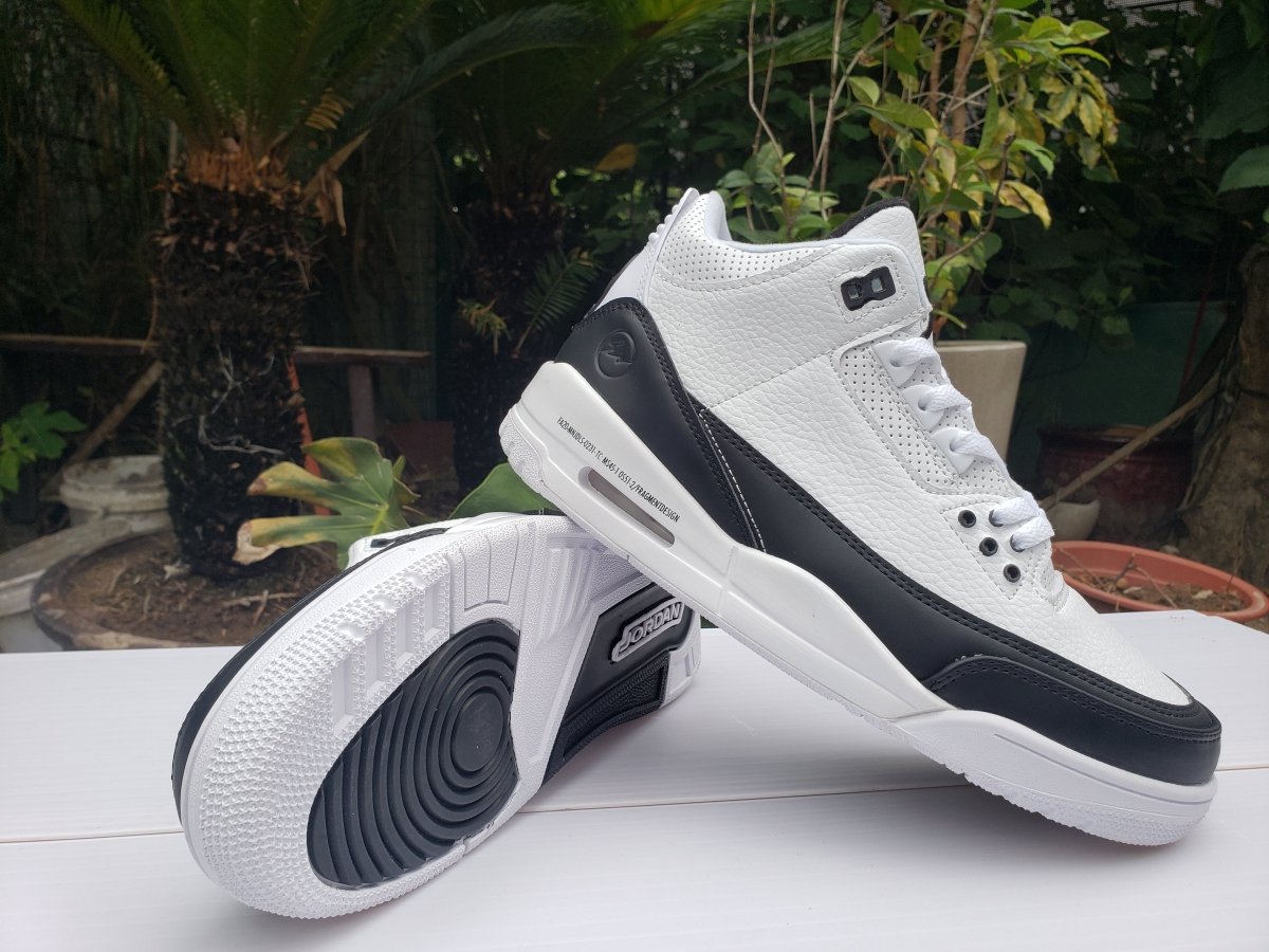 JORDAN 3 Retro - Fragment Sneakers - Black Unisex Streetwear Limited Edition