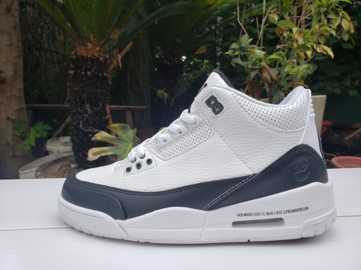 JORDAN 3 Retro - Fragment Sneakers - Black Unisex Streetwear Limited Edition