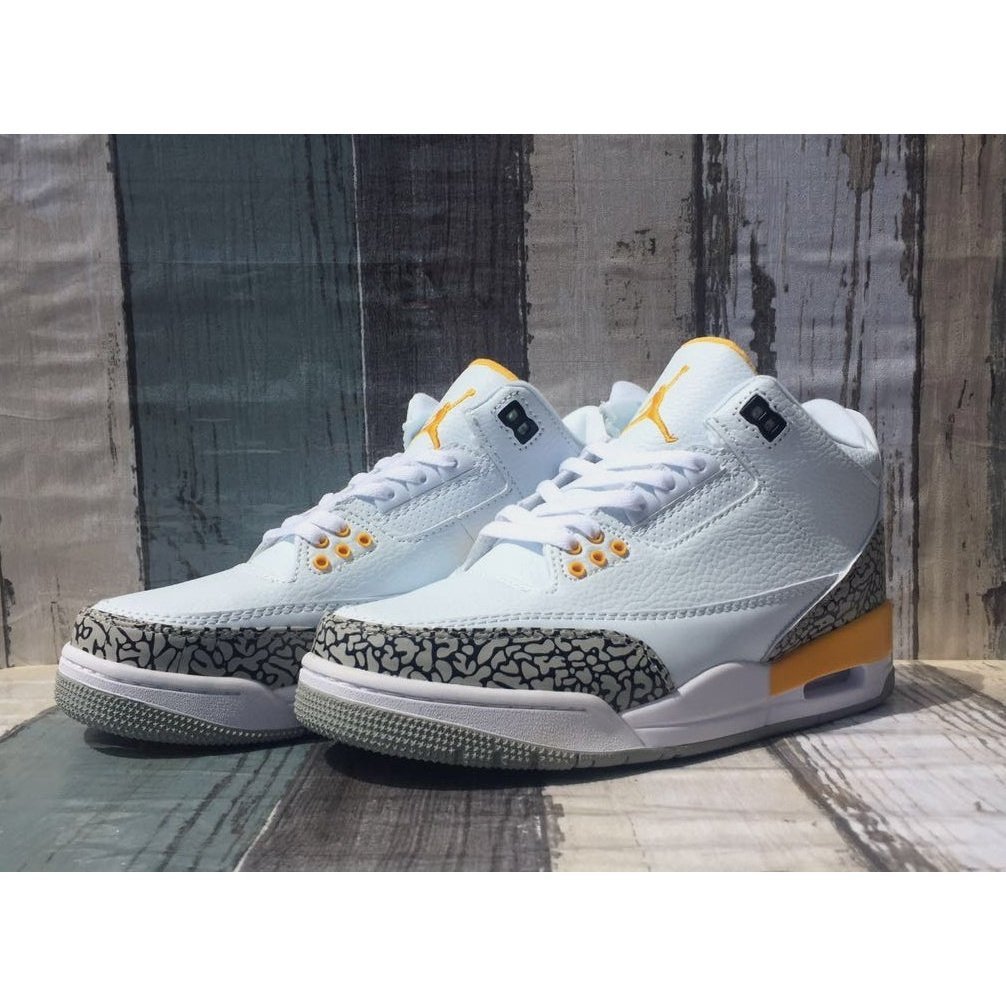 JORDAN 3 Retro - Laser T-Shirt - Orange Unisex Streetwear Limited Edition