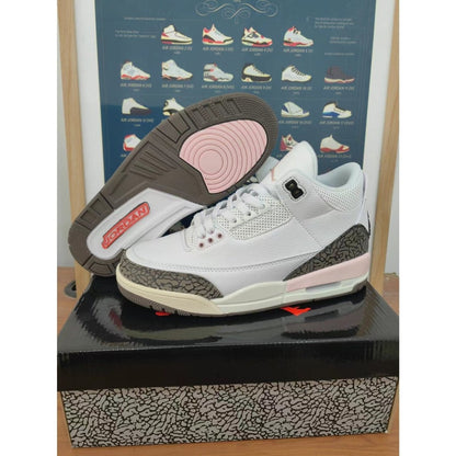 JORDAN 3 Retro - Neapolitan Dark Mocha Sneakers - Black Unisex Streetwear Limited Edition
