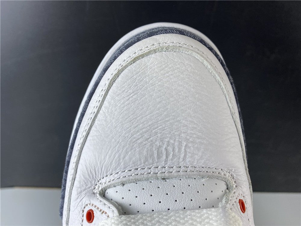 JORDAN 3 Retro - Se Fire Denim Sneakers - Red Unisex Streetwear Limited Edition