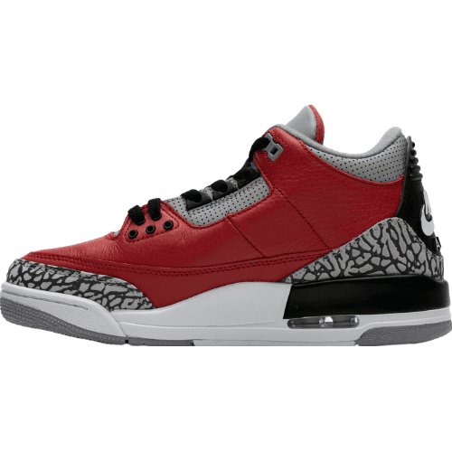 JORDAN 3 Retro - Se United Fire Sneakers - Red Unisex Streetwear Limited Edition