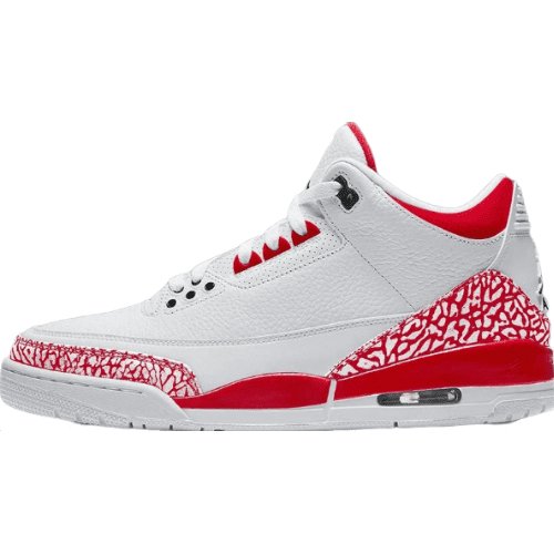 JORDAN 3 Retro - Tokyo Fire T-Shirt - Red Unisex Streetwear Limited Edition