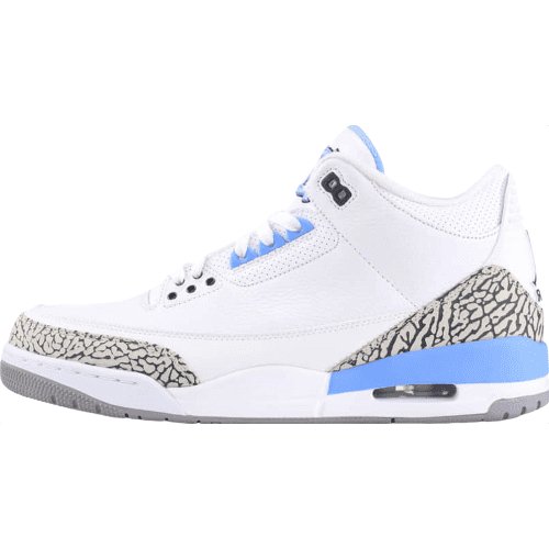JORDAN 3 Retro - Unc Sneakers - Black Unisex Streetwear Limited Edition