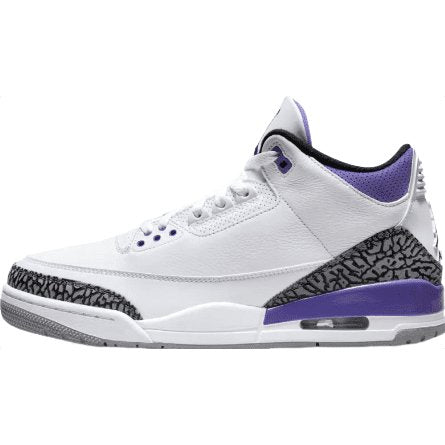 JORDAN 3 - Dark Iris Sneakers - Black Unisex Streetwear Limited Edition