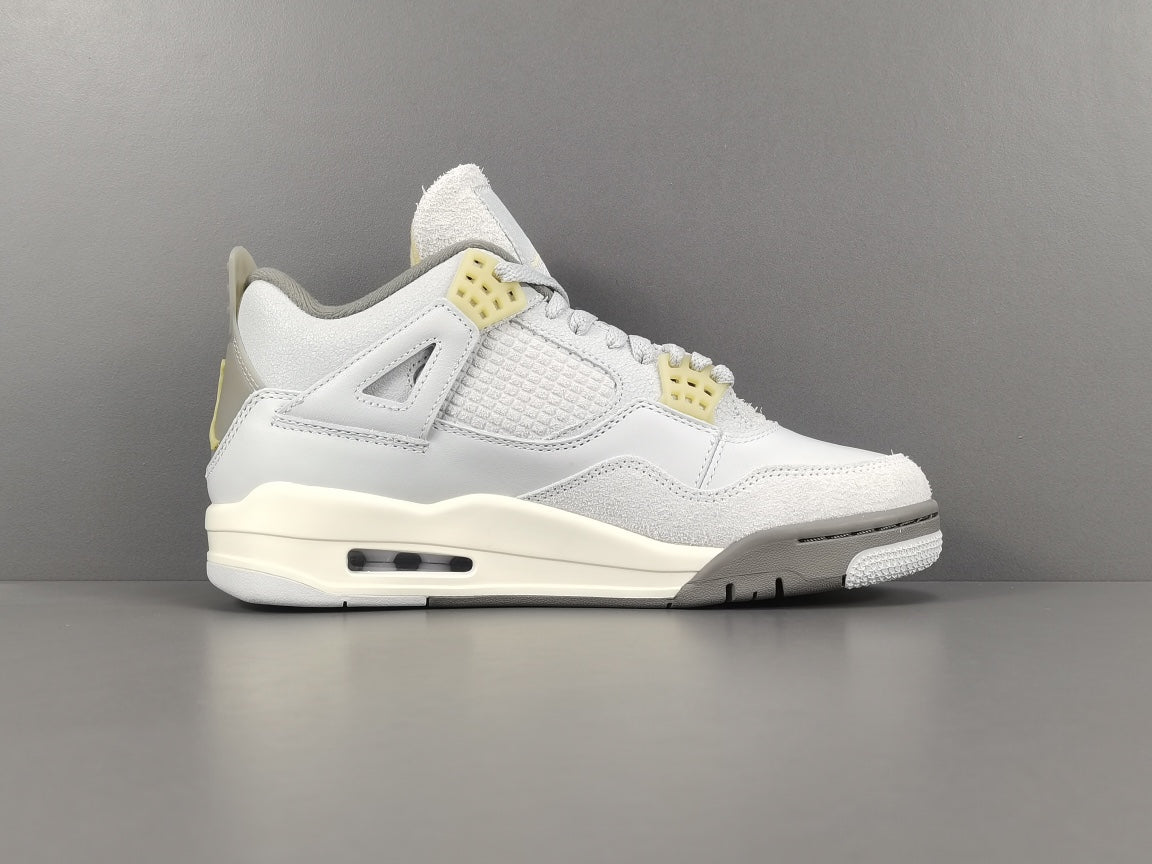 JORDAN 4 Retro Se Craft - Phantom Dust Sneakers - Black Unisex Streetwear Limited Edition
