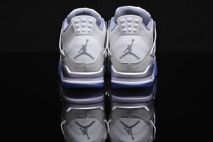 JORDAN 4 - 30th Anniversary Laser Sneakers - Black Unisex Streetwear Limited Edition