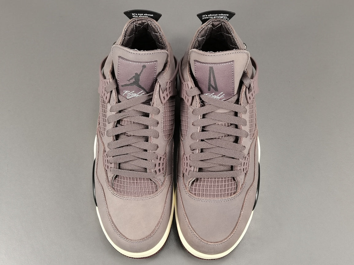 JORDAN 4 - A Ma Maniere Violet Ore Sneakers - Black Unisex Streetwear Limited Edition