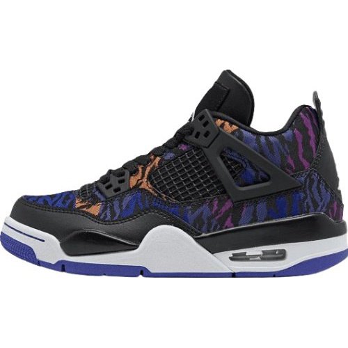 JORDAN 4 - Rush Violet Sneakers - Black Unisex Streetwear Limited Edition