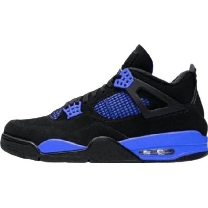 JORDAN 4 - Thunder Sneakers - Blue Unisex Streetwear Limited Edition