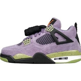 JORDAN 4 - Canyon Sneakers - Purple Unisex Streetwear Limited Edition - Introducing the highly anticipated Jordan 4 x Canyon Purple, a collaboration that brings together the