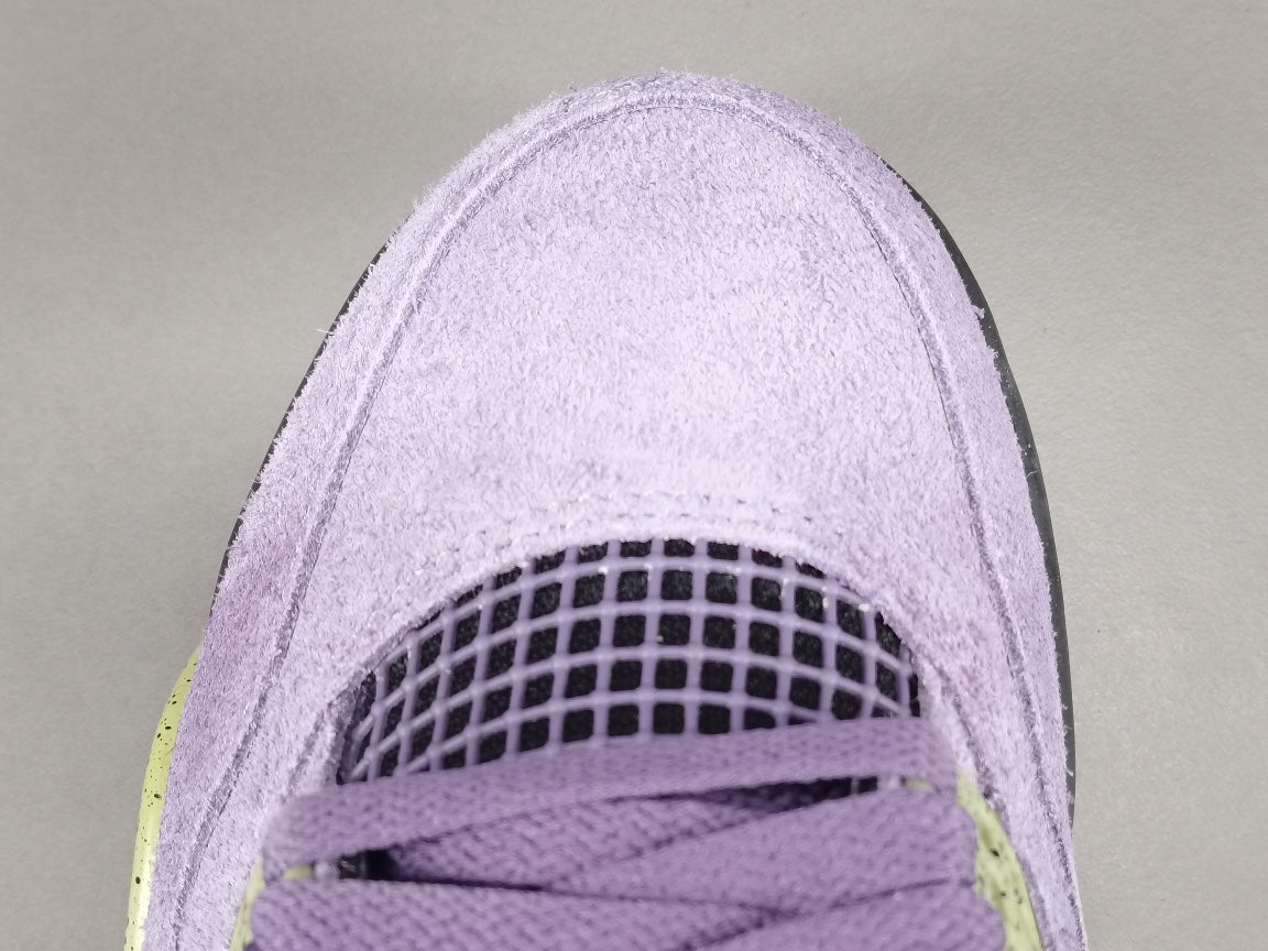 JORDAN 4 - Canyon Sneakers - Purple Unisex Streetwear Limited Edition - Introducing the highly anticipated Jordan 4 x Canyon Purple, a collaboration that brings together the