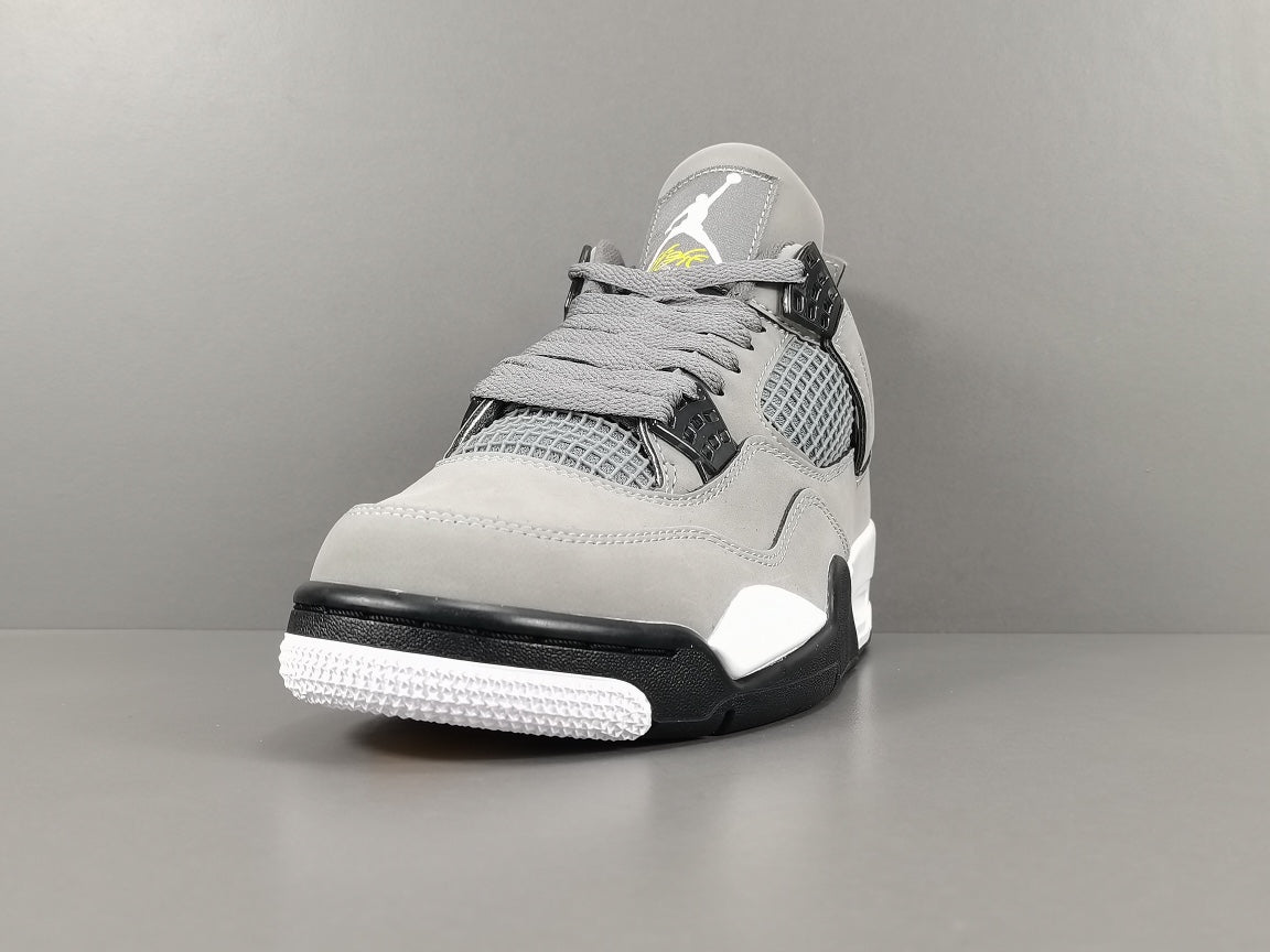 JORDAN 4 - Cool Sneakers - Grey Unisex Streetwear Limited Edition - Introducing the iconic Jordan 4 Cool Grey, a timeless sneaker that perfectly blends style, comfort,