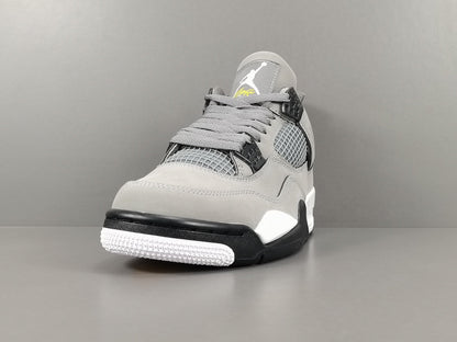 JORDAN 4 - Cool Sneakers - Grey Unisex Streetwear Limited Edition - Introducing the iconic Jordan 4 Cool Grey, a timeless sneaker that perfectly blends style, comfort,