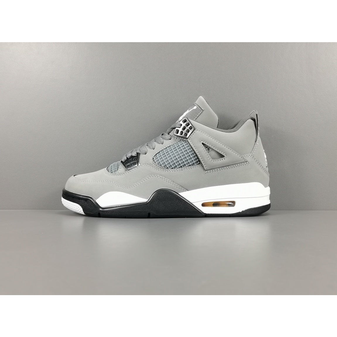 JORDAN 4 - Cool Sneakers - Grey Unisex Streetwear Limited Edition - Introducing the iconic Jordan 4 Cool Grey, a timeless sneaker that perfectly blends style, comfort,